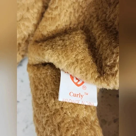 Curly The Bear - Ty Beanie Baby